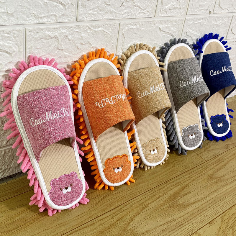 Indoor mute floor-mopping slippers removable and washable kitchen floor sweeping and cleaning children's home lazy floor-wiping artifact summer Indoor mute floor-mopping slippers removable and washable kitchen floor sweeping and cleaning children's home lazy floor-wiping artifact summer