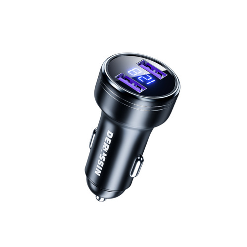 Super fast charging car charger mobile phone cigarette lighter conversion plug one-for-two car charger car usb socket