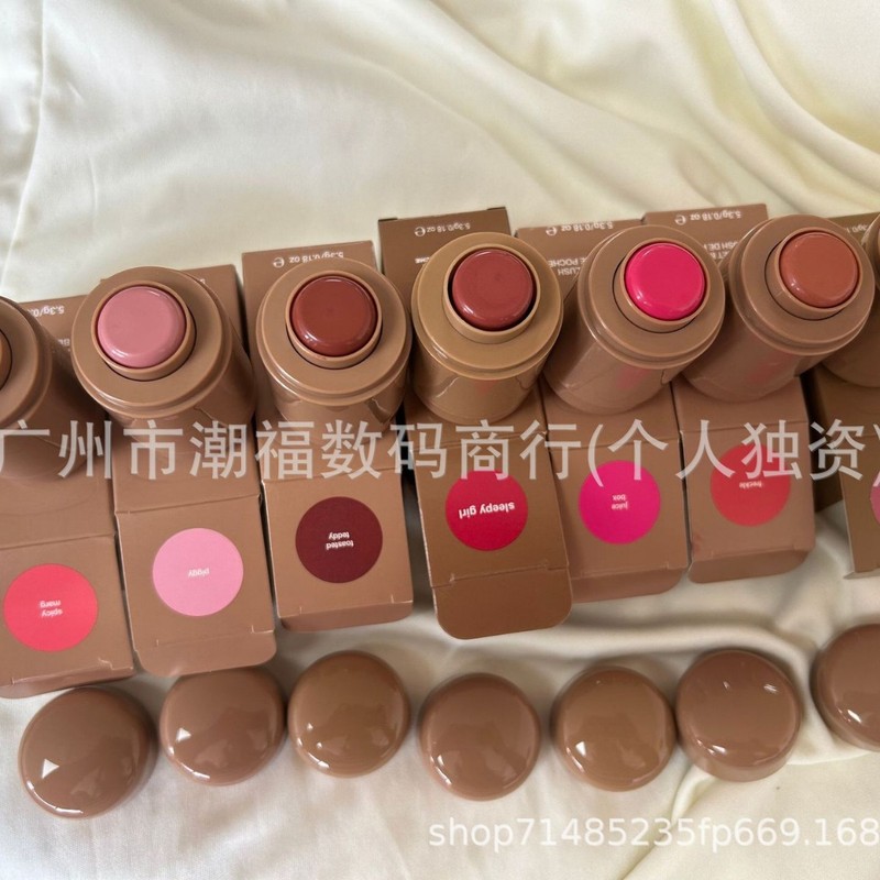 工場価格現物rhodeヘイリーhaileyポケット頬紅唇頬両用棒piggy/freckle|undefined