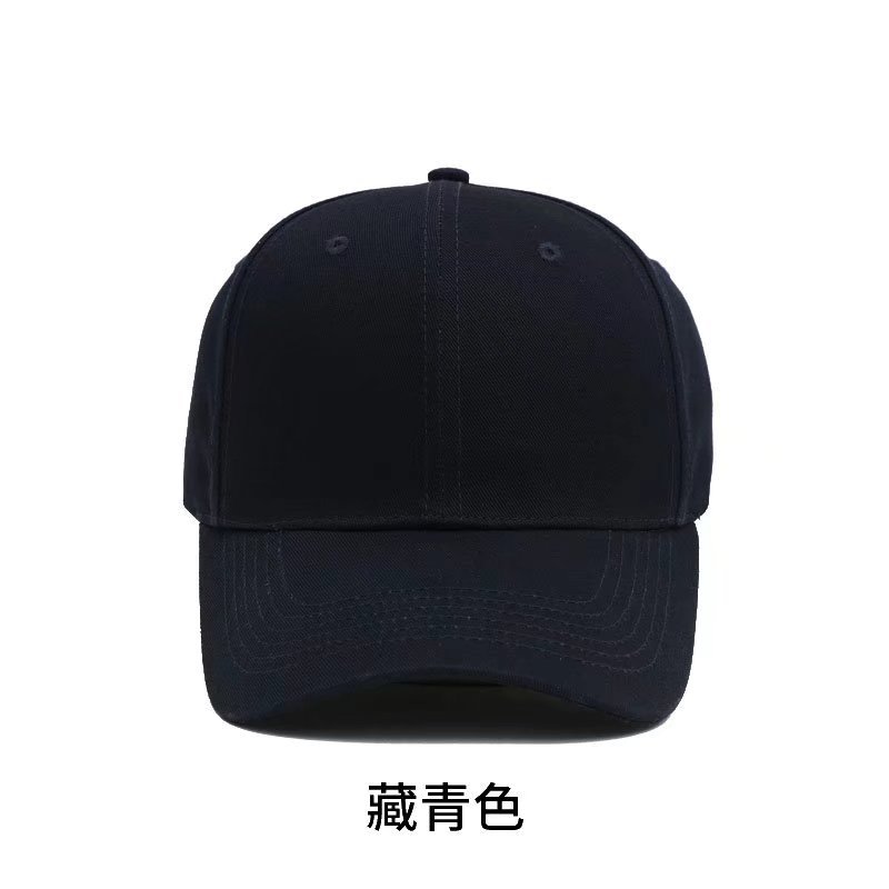 Gorra de béisbol de seis paneles de algodón puro, gorra publicitaria con logotipo personalizado bordado, gorra de sol para viajes al aire libre