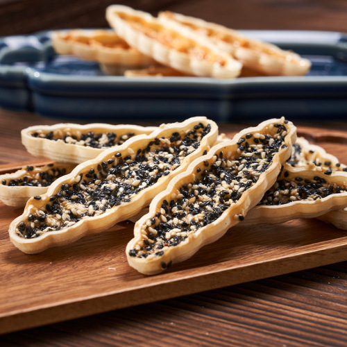 Glutinous rice boat caramel almond slices 80g 10 Hokkaido flavor nut almond shortbread cookies finished baked pastries