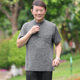 Summer Suit Middle-aged and Elderly Men's Casual Sports Dad Suit Loose Short-sleeved T-shirt Grandpa Clothes Two-piece Set