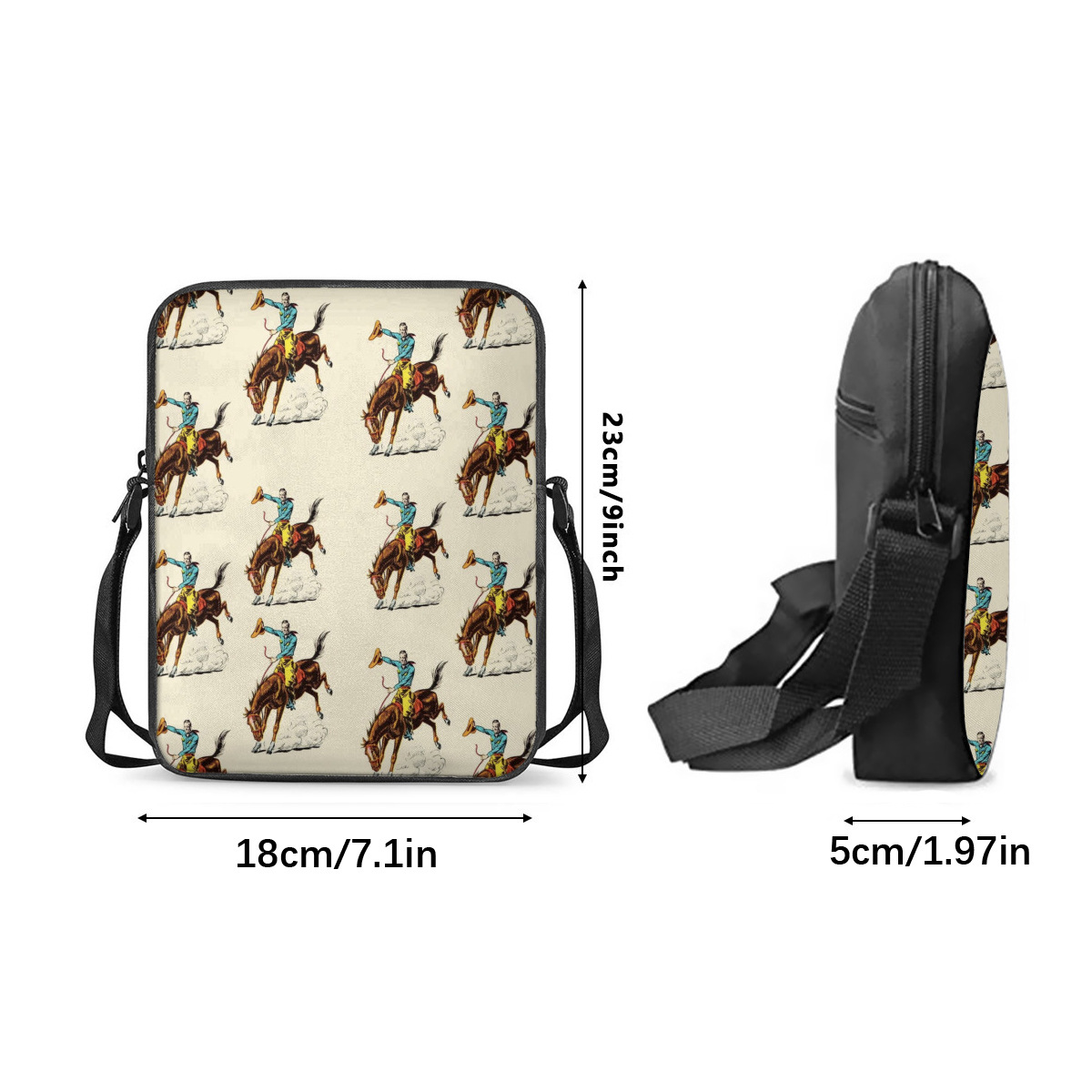 Mochila de impresión transfronteriza mini bolso bolso de bolso de bolso de hombro bolso de moda bolso cuadrado bolso personalizado image 1