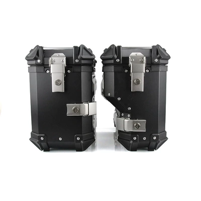 Motorcycle trunk three boxes - 38l-right-side-box-black