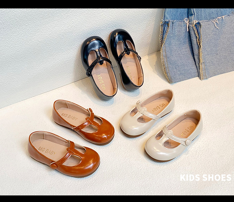 Mädchen Leder Mary Janes Für Den Herbst Kinderschuhe Elegant_voghion.com