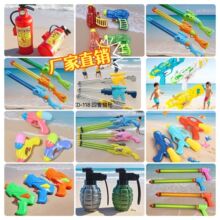 长管抽拉水枪糖果色水枪儿童戏水玩具水枪沙滩漂流互动水炮枪玩具
