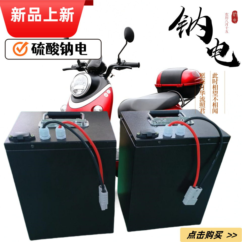 硫酸铁钠 钠离子电池 48v/60v72v 铅酸替换20ah大容量长寿命电瓶