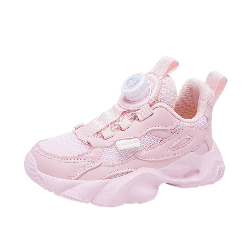 Zapatos de carreras transfronterizos de primavera y otoño zapatos deportivos para niños niñas de 6 - 12 años de edad, niños, padres, red transpirable y ligera