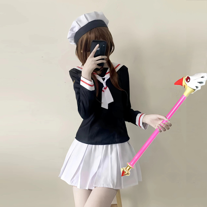 Varied Sakura Mocha Girl Sakuragi's Sakura COS Clothing Know the World cosplay Clothing Sailor Uniform School Uniform