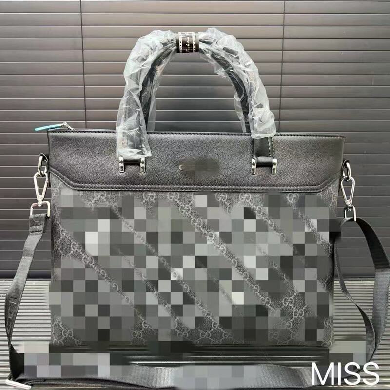 Gucci Men's Handbag Horizontal Briefcase Men's Business Double-Layer Computer Bag High-End Handbag Presbyopic Shoulder Gucci Men's Handbag Horizontal Briefcase Men's Business Double-Layer Computer Bag High-End Handbag Presbyopic Shoulder