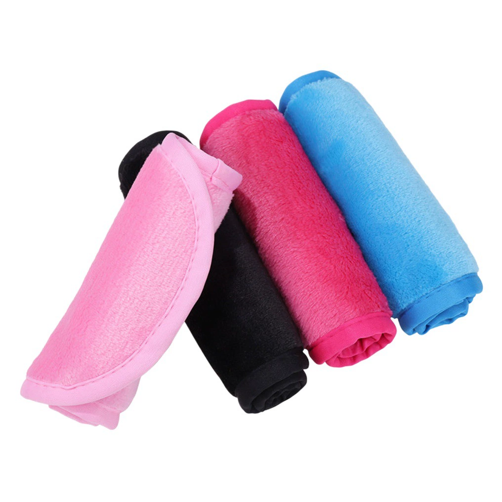 Многоразовые ватные диски из тонкого волокна для снятия макияжа, моющиеся косметические полотенца для лица оптом