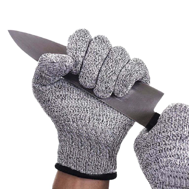 Guantes anti-corte de nivel 5 al por mayor de fábrica, jardinería de cocina de grado alimenticio, guantes de protección contra la pesca anti-corte, protección laboral resistente al desgaste