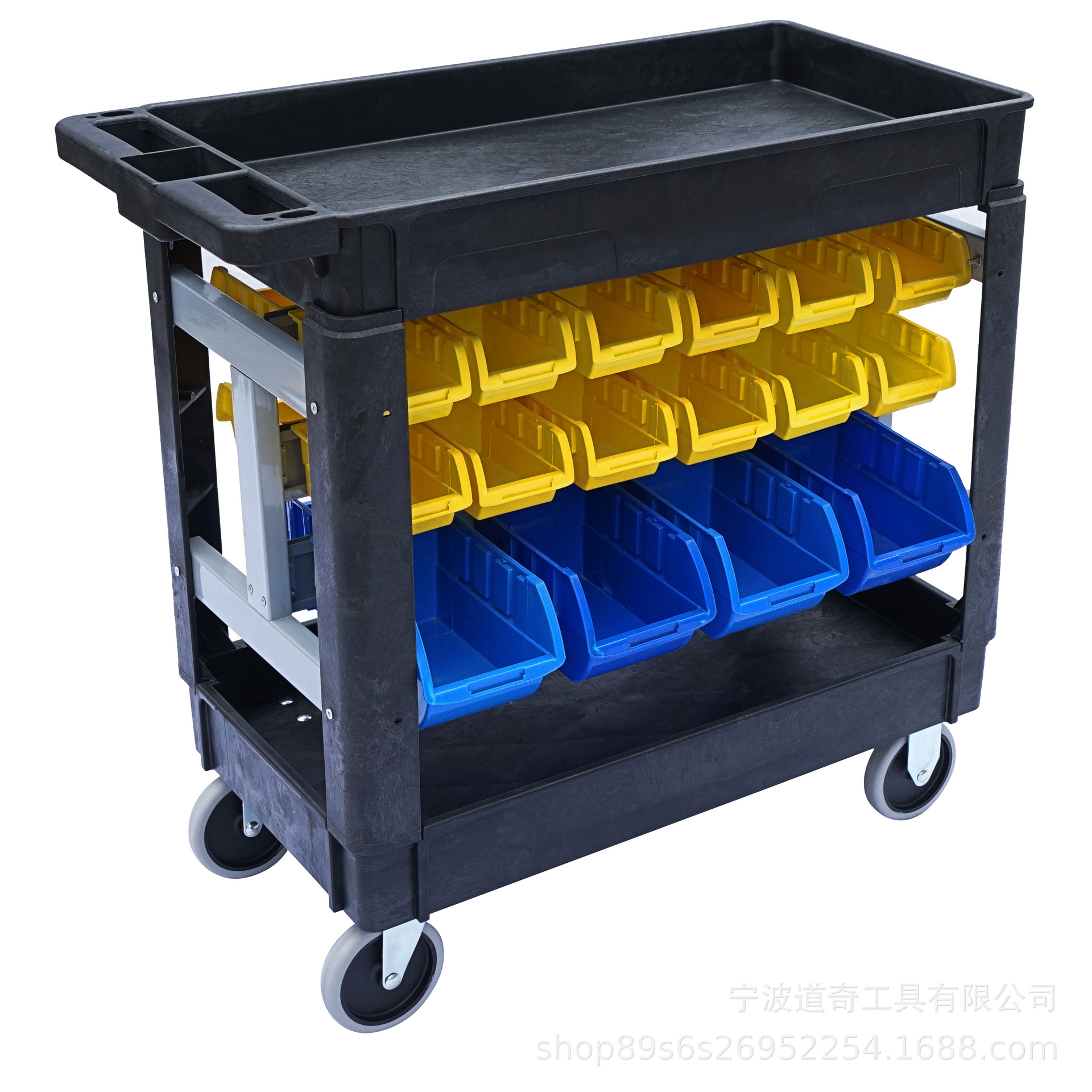 收纳型工具车多层大容量移动手推车酒店美容美甲服务仓库车间五金