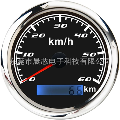 Gasoline Vehicles, Colorful Lights, Gps – Other vehicle instruments - cx8029-black-plate-silver-cover-60km