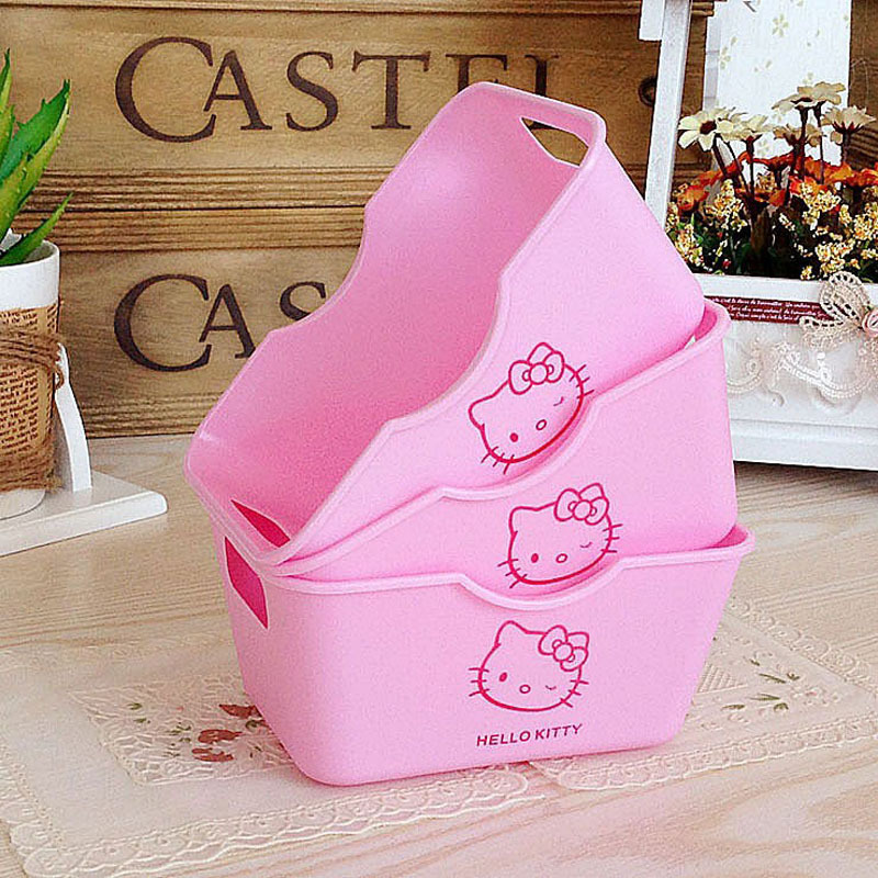 Cartoon Miscellaneous Desktop Storage Box Sanrio Kitty Cat Cosmetics and Jewelry Storage Box Cartoon Miscellaneous Desktop Storage Box Sanrio Kitty Cat Cosmetics and Jewelry Storage Box