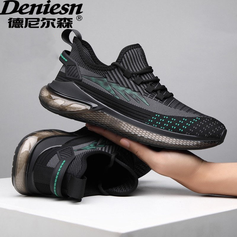 Real Popcorn Denilson Men's Sneakers, Men's Spring and Summer New Shoes, Men's Running Shoes, Breathable