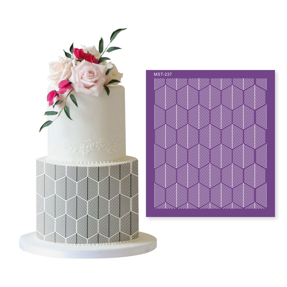 Cruz-frontera diamante Rosa mariposa flor patrón de tela molde fondant cake hornear borde spray molde malla plantilla