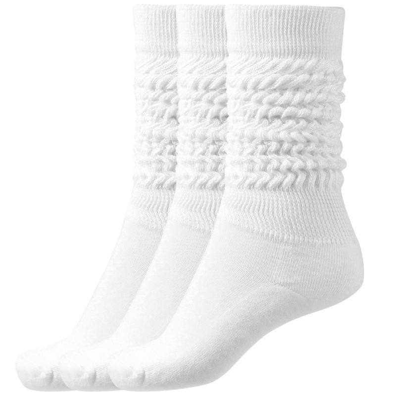 Casual socks women's knee high socks soft knitted elastic socks school dance running fitness sports knee boots socks
