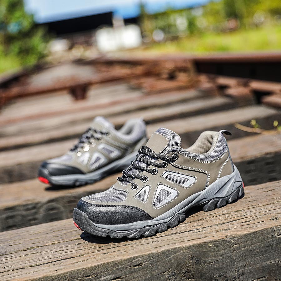 羿科60725850低帮登山轻便安全鞋