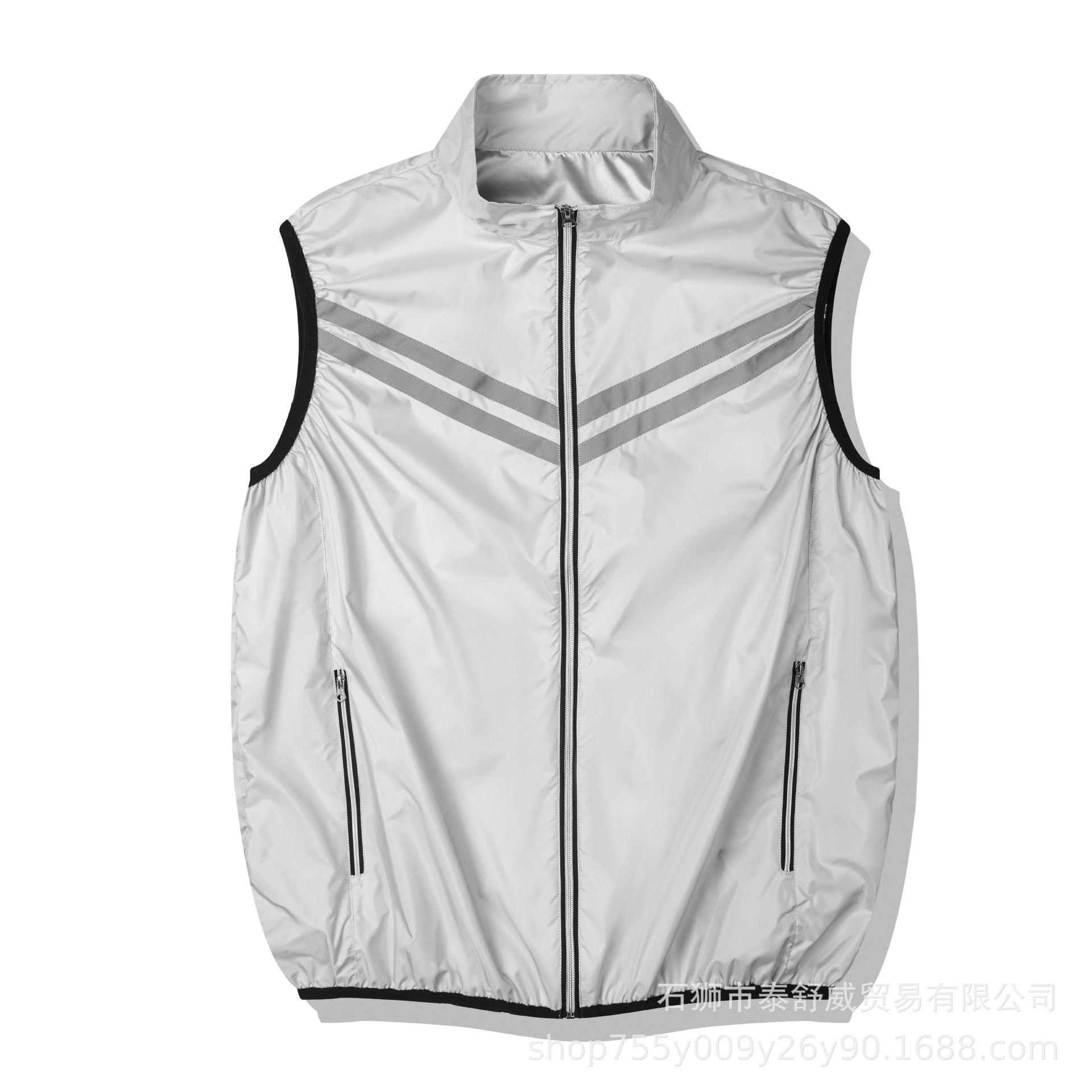 Verano nuevo aire acondicionado ventilado refrigeración al aire libre USB doble ventilador refrigeración chaleco de ocio para trabajar ropa de trabajo