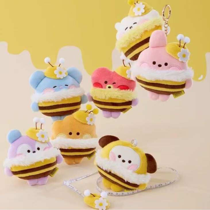 Bt21 Bts Mini Minini Honey Bee Series Little Bee Doll Keychain Pendant Bt21 Bts Mini Minini Honey Bee Series Little Bee Doll Keychain Pendant