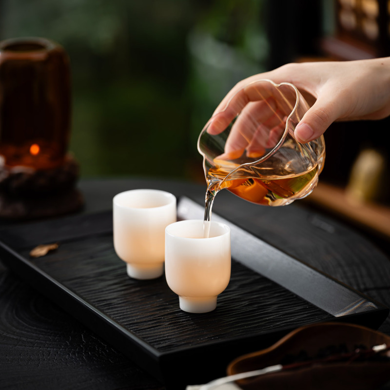 冰种羊脂玉功夫茶杯陶瓷璞玉品茗杯中国白茶碗德化白瓷喝茶小杯子|undefined