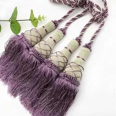 decorative tie ball hanging accessories, Trailer rope/net/strap - one-5-pairs-tennis-red-purple