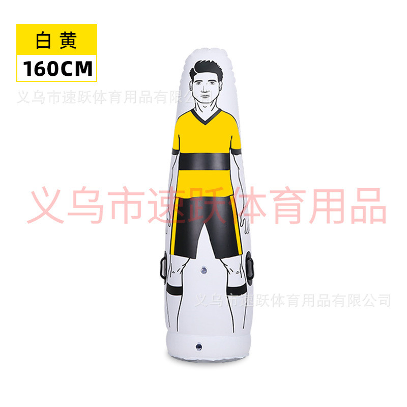 サッカーインフレータブル壁タンブラー人形障害物ダミープロポジショニングフリーキックゴールキーパートレーニング器材|undefined