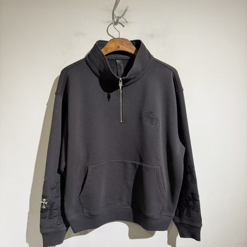 Aw American Half-Zip Stand-Up Collar Sweatshirt Loose Thickeneded Trendy Brand Warm Pullover Fashionable Embroidered Long-Sleeved Top Aw American Half-Zip Stand-Up Collar Sweatshirt Loose Thickeneded Trendy Brand Warm Pullover Fashionable Embroidered Long-Sleeved Top