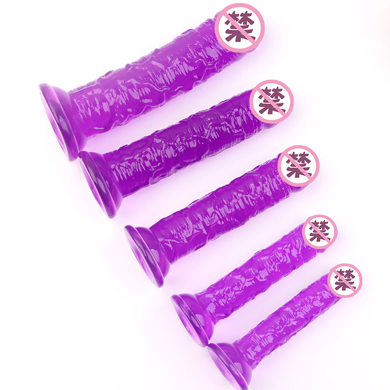 Blue-Veined Realistic Dildo, TPE Suction-Cup-Free Manual Masturbator for Women and Couples — detail image 7