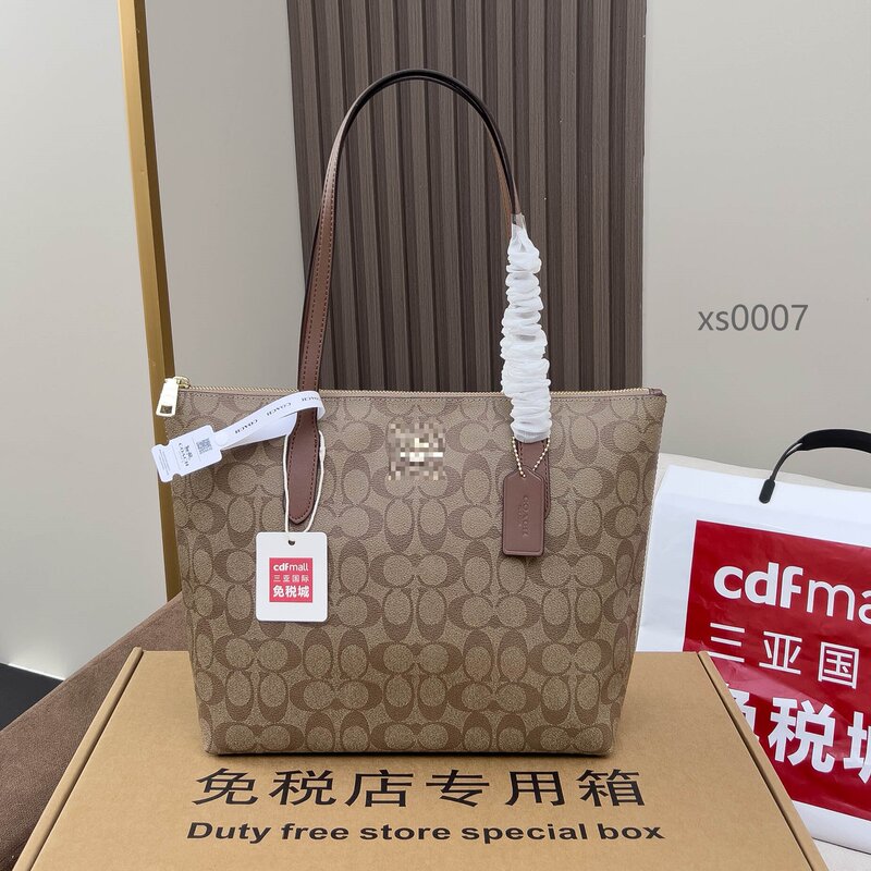 2025 New Model Kojia Zippered Trendy Versatile Tote Handbag for Commuting and Going Out High-End Women's Bag