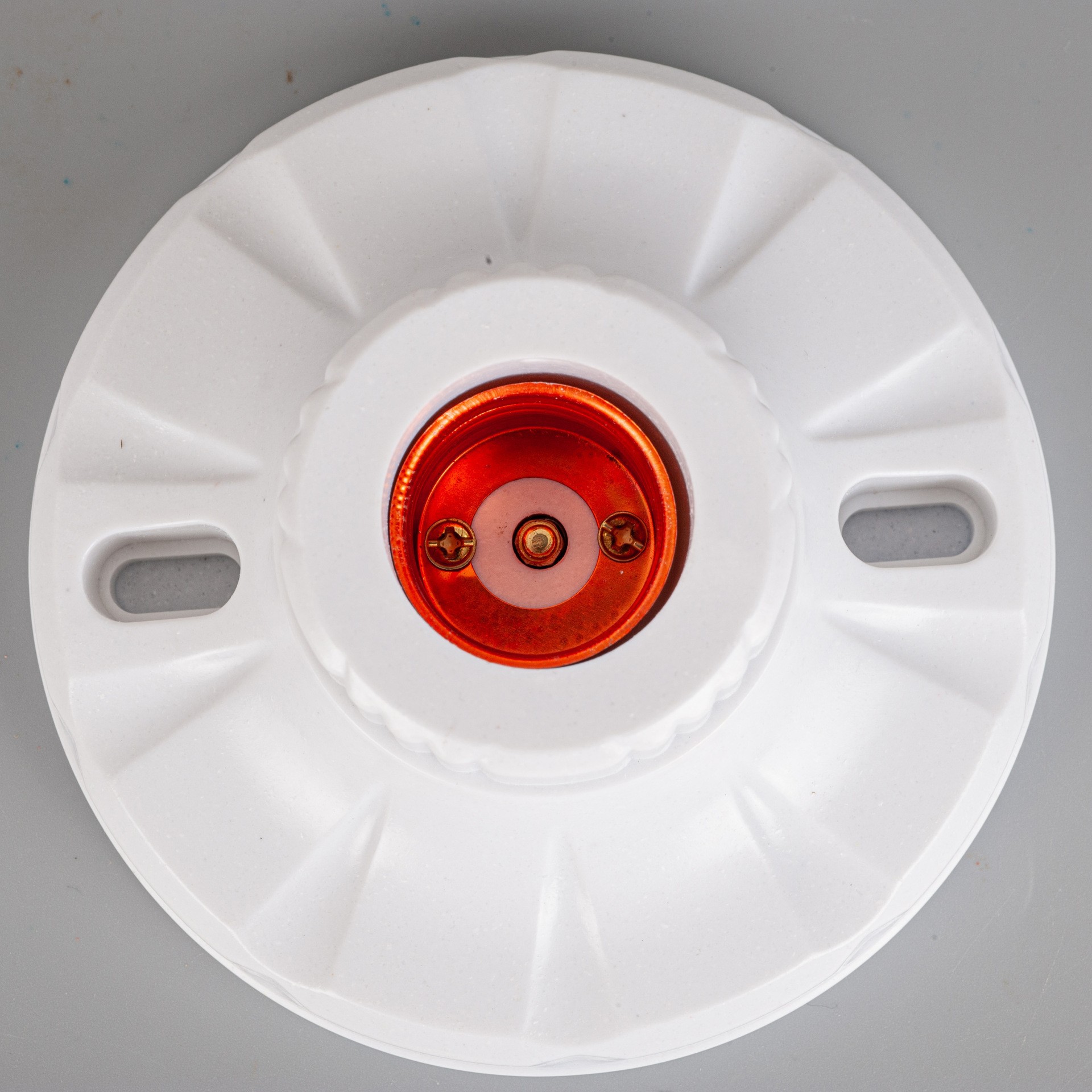 E27灯座螺口大梅花口灯座胶木灯头阻燃耐高温大平灯口座厂家直供