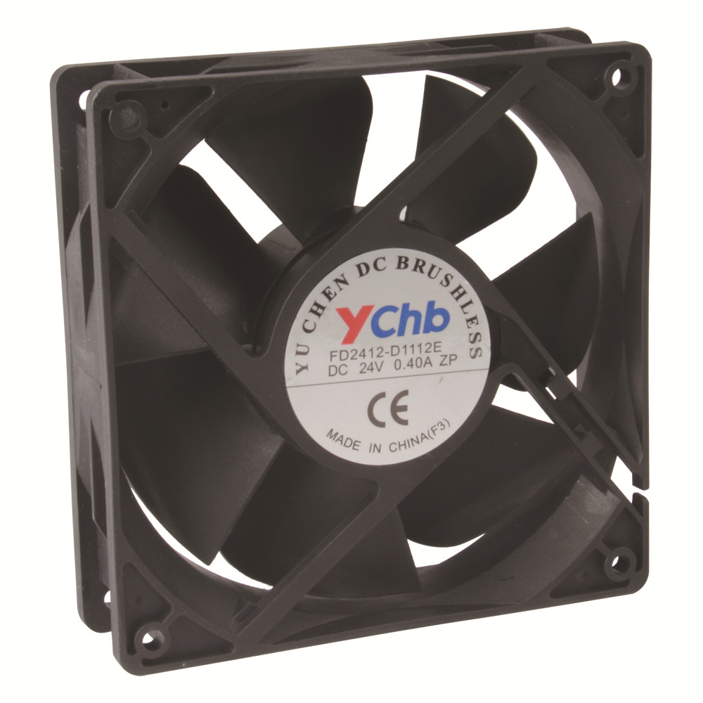 禹臣慧博供应12032直流散热风扇双滚珠含油轴承环保防火防水物料