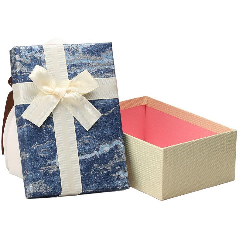 Caja de regalo de cumpleaños de tinta, caja de regalo de primavera del dragón, caja de regalo rectangular, cubierta de cielo, novio, novio