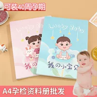 A4 Pregnancy Inspection Data Book Product Inspection Archives Storage Save Multi-layer Storage Pages Transparent Spot