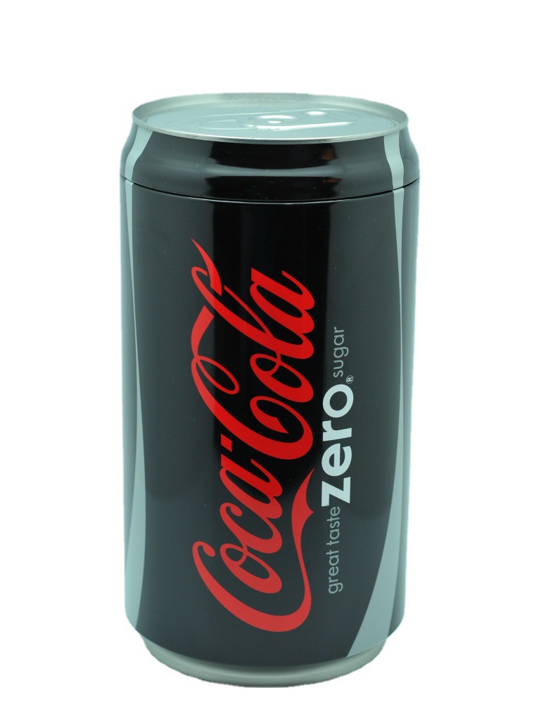 马口铁圆罐 马口铁存钱罐 圆形可口可乐罐盲盒包装盒