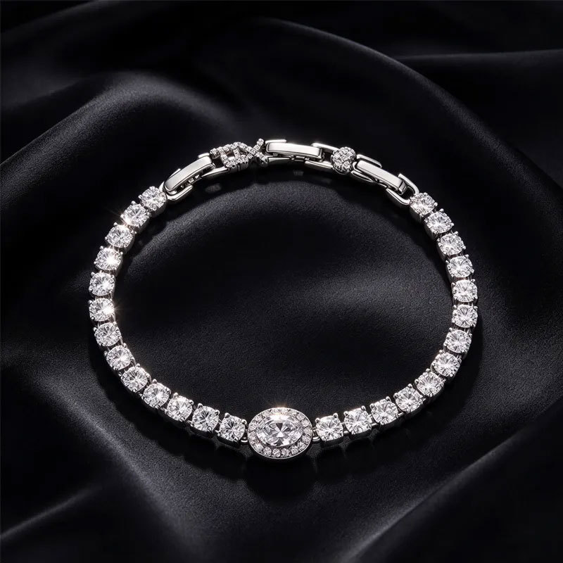 Pulsera Geométrica Circular con Dije de Cubo de Aleación de Cobre