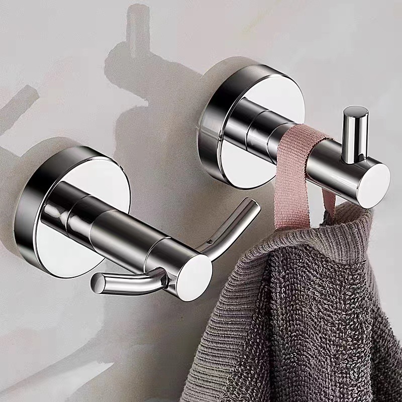 浴室掛鈎304不鏽鋼掛衣鈎壁掛衛生間廁所牆壁衣帽鈎單鈎廚衛掛鈎