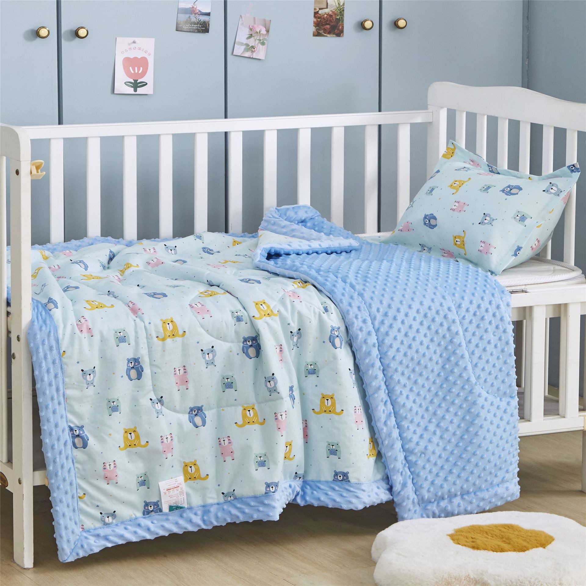 Oferta especial de algodón bebé edredón Doudou Bebé Confort edredón niños verano fresco edredón lavable kindergarten edredón