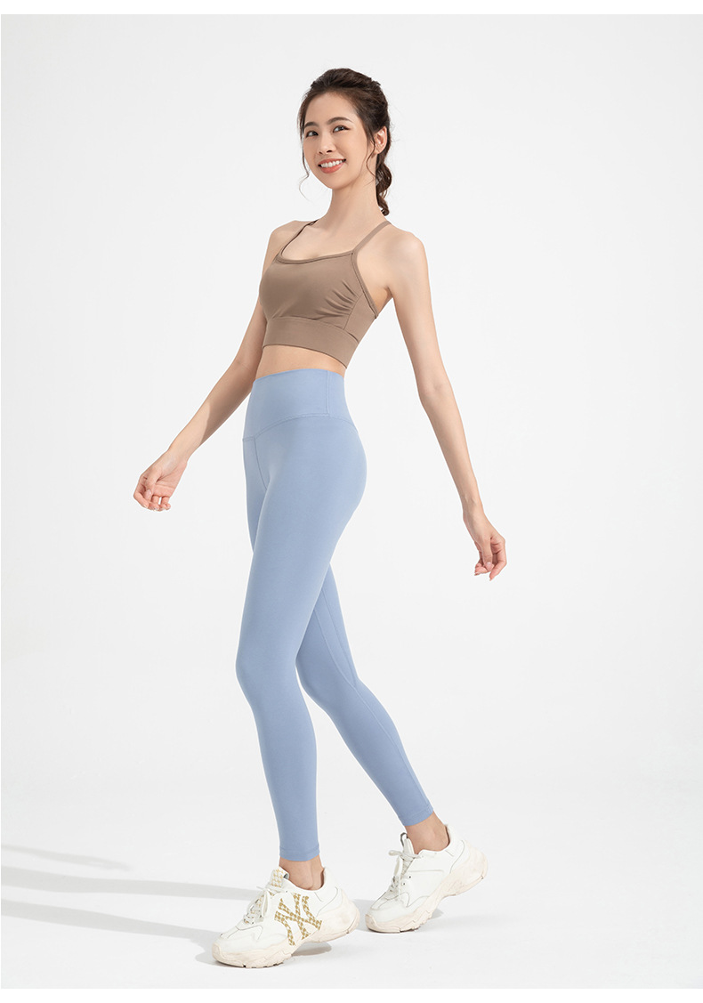140g Weight Ankle-Length Pants Length Nylon Fabric Type Leggings Pants Type Fitness, Yoga Occasion Solid Color Pattern Spring, Autumn Season Casual, Sports Style Casual Sports Solid Color Nylon Active Bottoms Leggings 2