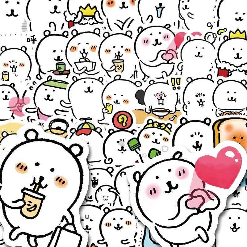 90 Pieces of Self-Deprecating Bear Emoticon Stickers, Cute Cartoon Notebook and Journal Decoration Stickers Wholesale 90 Pieces of Self-Deprecating Bear Emoticon Stickers, Cute Cartoon Notebook and Journal Decoration Stickers Wholesale