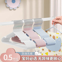 【子供用ハンガー10個】物干しナノ跡のない滑り止めハンガー赤ちゃん服専用ハンガー
