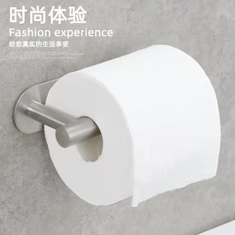 卫生间纸巾架 拉丝厕所手纸卷纸架 卫生纸置物架壁挂纸巾盒厕纸架