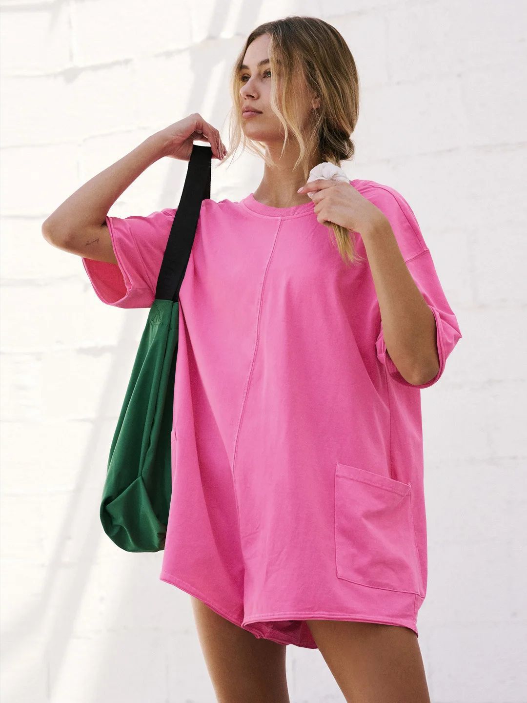 Mujeres Fiesta Banquete Autofoto Bodys Casual Estilo Preppy Ropa De Calle Color Sólido Pantalones Cortos Mono display picture 24