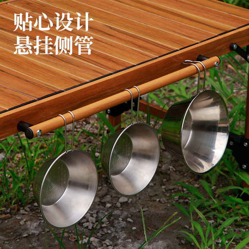 Outdoor Portable IGT Set Camping Equipment Aluminum Waffle Table Ultra Lightweight Outdoor Dining Table Folding Table Wholesale