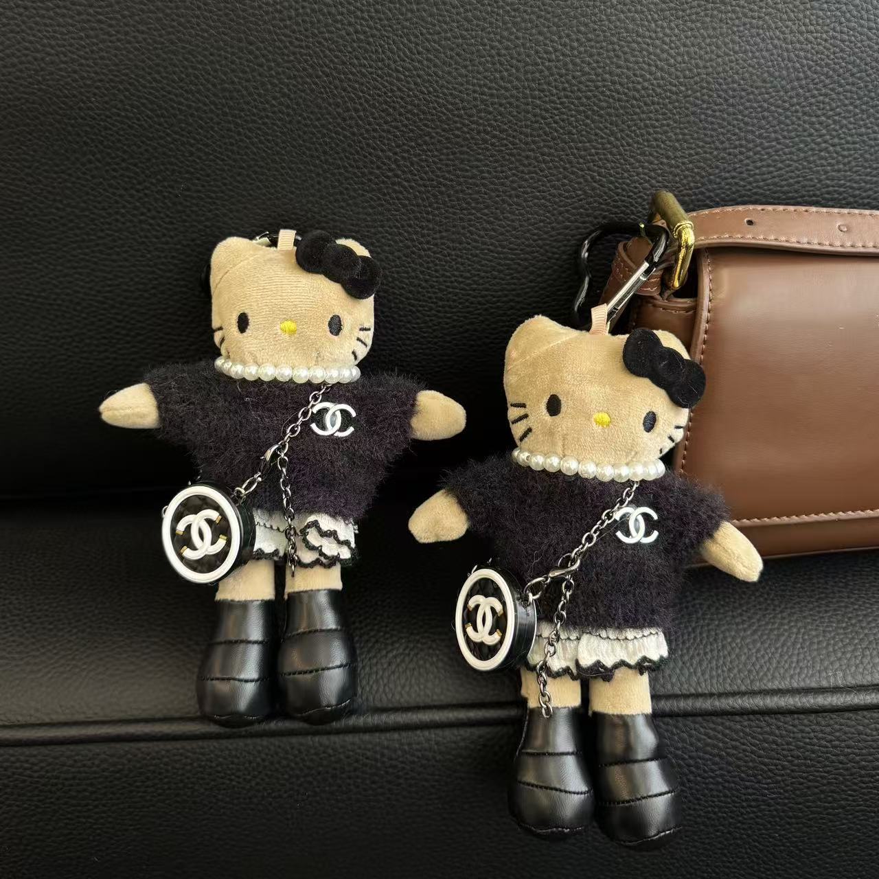 新品可爱いロングレギンスキティぬいぐるみスカートきせかえ人形ドレスins风人形饰りリュックサックキーホルダー