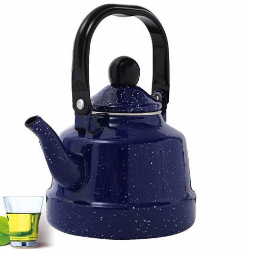 Enamel ancient bell pot mash enamel export Southeast Asia cold water kettle Kung Fu tea gas induction cooker gas available