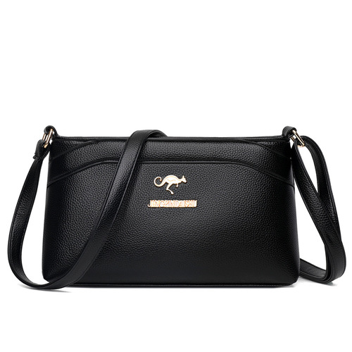 Women's Bag  New Fashion Mom Bag Soft Leather Large Capacity Single Shoulder Crossbody Bag Middle-Aged Lady Small Purse Wholesale