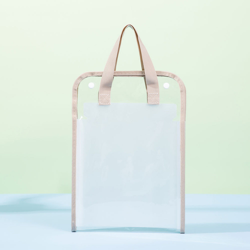 A4 carpeta de bolsa de papel de prueba transparente 13 capa de gran capacidad paquete de órgano impermeable de PVC bolsa de almacenamiento de datos de papel de prueba de estudiantes