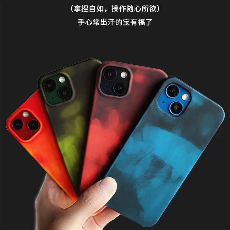 Apple 17 Thermal Sensing Case 16Promax Mobile Phone Case Iphone12/13/14 Thermal Sensing Color Changing Case 15Plus Protective Case